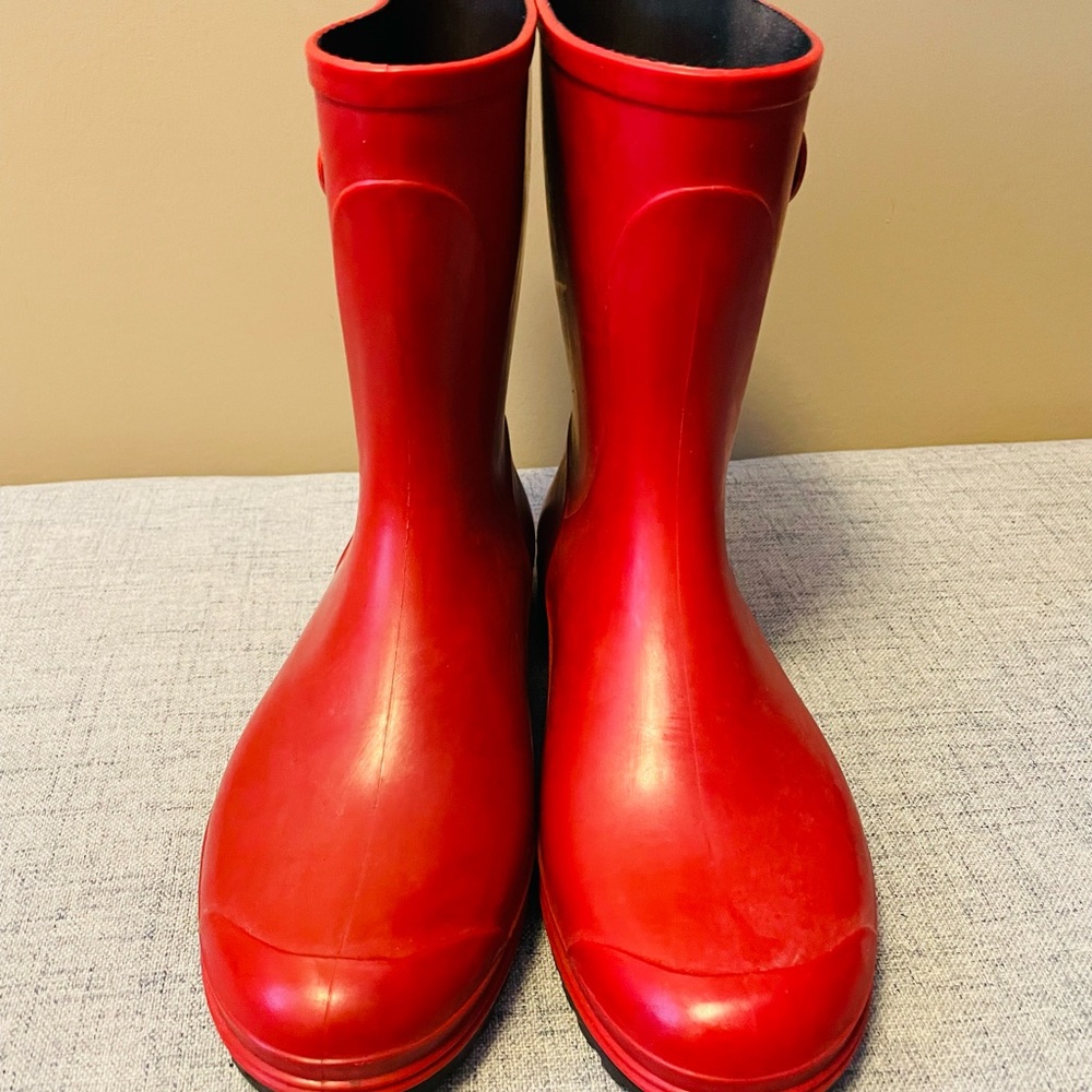 Aldo Red Rain Boots